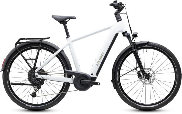 Cube Touring Hybrid ONE 600 metallicwhite'n'chrome Gr&ouml;&szlig;e: 54 cm