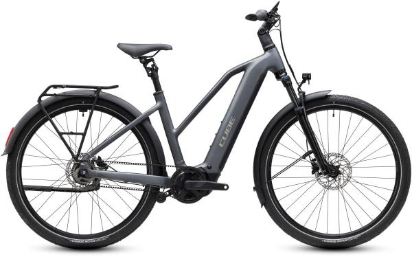 Cube Touring Hybrid Deluxe SLX 800 slabgrey'n'chrome Gr&ouml;&szlig;e: Trapeze 50 cm