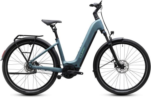 Cube Touring Hybrid Deluxe SLX 800 greengranit'n'green Gr&ouml;&szlig;e: Easy Entry 58 cm