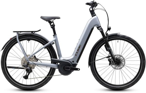 Cube Kathmandu Hybrid EXC 800 slategrey'n'chrome Gr&ouml;&szlig;e: Easy Entry 58 cm