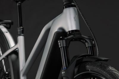 Cube Kathmandu Hybrid 45 800 slategrey'n'chrome Gr&ouml;&szlig;e: Trapeze 58 cm Produktbild 5