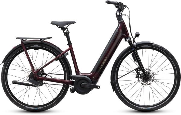 Cube Supreme Hybrid C:62 Deluxe SLT 600 liquidred'n'chrome Gr&ouml;&szlig;e: Easy Entry 58 cm
