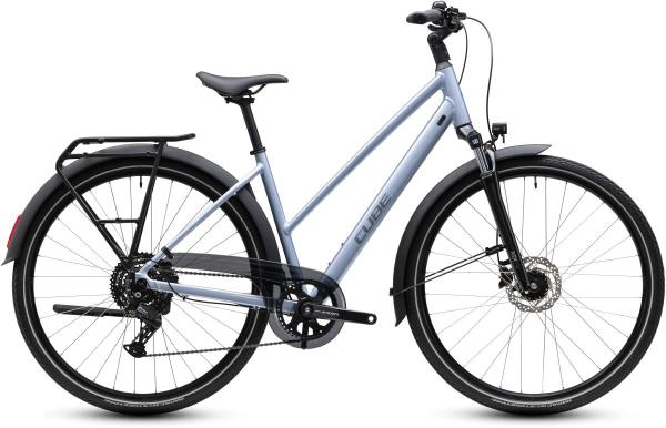 Cube Touring ONE silverblue'n'reflex Gr&ouml;&szlig;e: Trapeze 46 cm