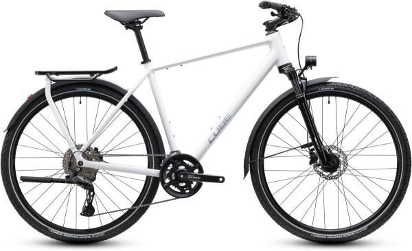 Cube Kathmandu Pro metallicwhite'n'chrome Gr&ouml;&szlig;e: 46 cm