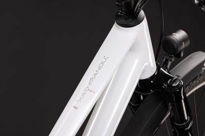 Cube Kathmandu Pro metallicwhite'n'chrome Gr&ouml;&szlig;e: Trapeze 46 cm Produktbild 1