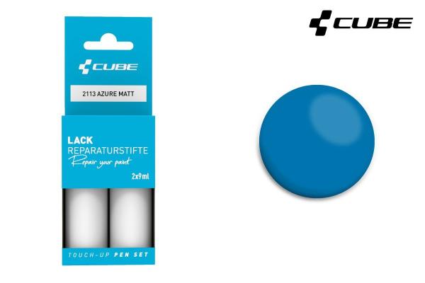 CUBE Lackstift Set AZURE matt 2113
