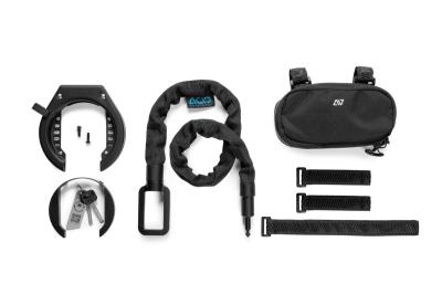 ACID Set Rahmenschloss LATCH 6078 D + Einsteckkette Pro 100 + Zubeh&ouml;rtasche CORVID Produktbild 1