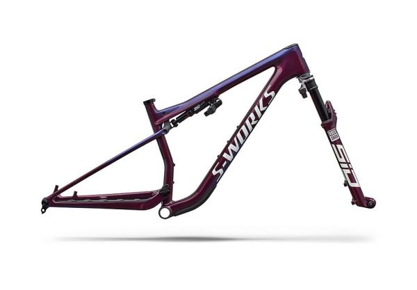 Specialized S-Works Epic 9 Frameset GLOSS BORDEAUX METALLIC / BLUE PEARL EDGE FADE / METALLIC WHITE SILVER XL