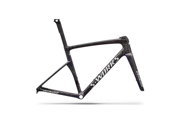 Specialized S-Works Tarmac SL9 Frameset - FACT 12r Carbon GLOSS CARBON / RED TO BLUE PEARL / WHITE 49