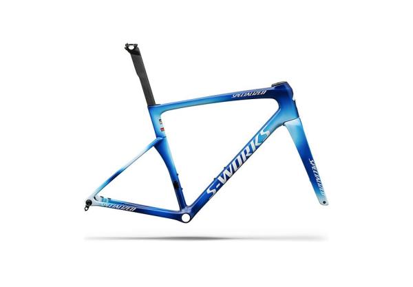 Specialized S-Works Tarmac SL9 Team Replica Frameset - Soudal Quick-Step GLOSS BLUE ONYX / COBALT / MORNING MIST 52