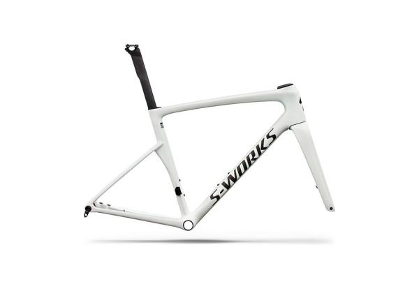 Specialized S-Works Tarmac SL9 Frameset - FACT 12r Carbon GLOSS WHITE SILVER METALLIC / OBSIDIAN METALLIC 44