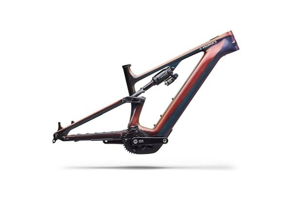 Specialized S-Works Turbo Levo 4 Frameset GLOSS RED GOLD / METALLIC WHITE SILVER S5