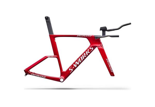 Specialized S-Works Shiv TT Disc Module - FACT 11r Carbon GLOSS RUBY METALLIC / WHITE SILVER METALLIC L