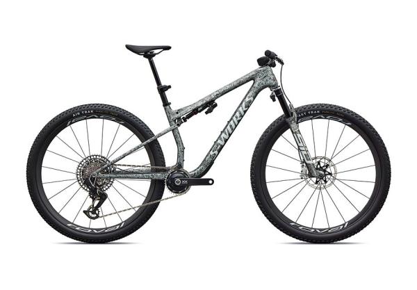 Specialized S-Works Epic 9 GLOSS METALLIC OBSIDIAN MULTI COLOR DRY IMPASTO/ METALLIC WHITE SILVER M