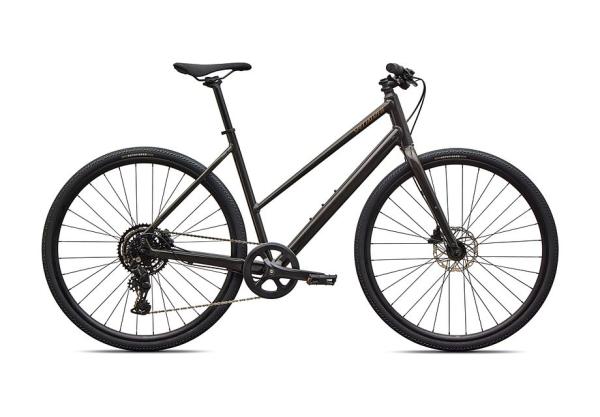 Specialized Sirrus X 2.0 Step-Through GLOSS METALLIC OBSIDIAN / BURNT GOLD METALLIC FROST REFLECTIVE XS
