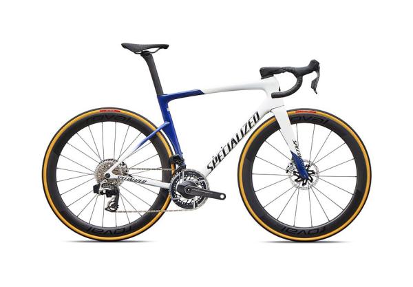 Specialized Tarmac SL9 S-Level - SRAM RED AXS GLOSS WHITE / MAJESTY BLUE METALLIC / BLACK 58