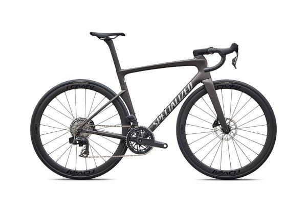Specialized Tarmac SL9 Expert - SRAM Force AXS SATIN WARM SMOKE METALLIC / SILVER DUST 52