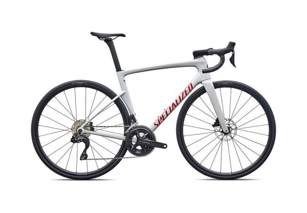 Specialized Tarmac SL9 Comp - Shimano 105 Di2 GLOSS DOLOMITE METALLIC / CAYENNE METALLIC 52