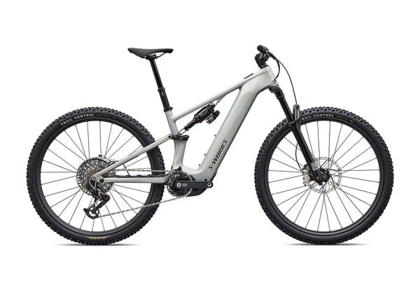 Specialized S-Works Turbo Levo R GLOSS DOLOMITE / VIAVI SILVER GREEN PEARL / OAK GREEN METALLIC S4