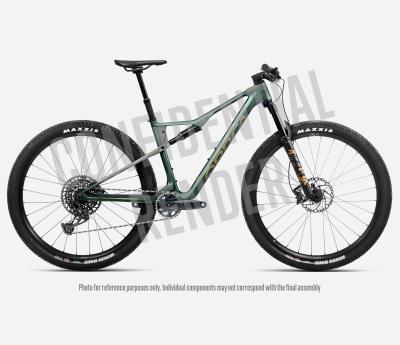 Orbea OIZ M21 XL Seaweed Carbon View (Gloss) - Spaceship Green (Matt) Produktbild 3