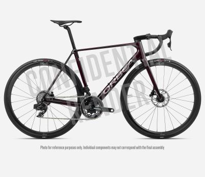Orbea ORCA M21eTEAM PWR 55 Wine Red Carbon View - Titanium (Gloss) Produktbild 3