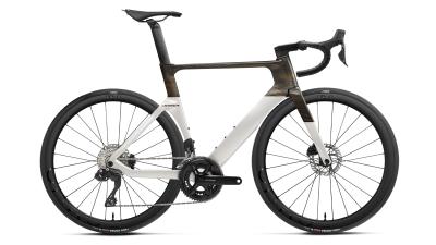 Orbea ORCA AERO M35iLTD PWR 51 Golden White (Gloss) - Carbon Raw (Matt) Produktbild 1