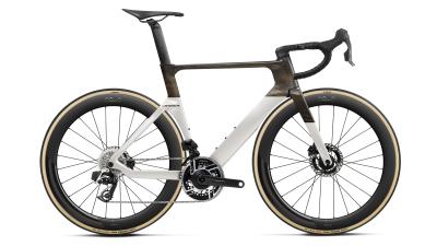 Orbea ORCA AERO M11eLTD 60 Golden White (Gloss) - Carbon Raw (Matt) Produktbild 1