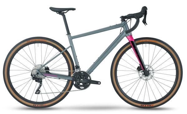 BMC URS AL THREE Metallic Grey Green / Fuchsia L