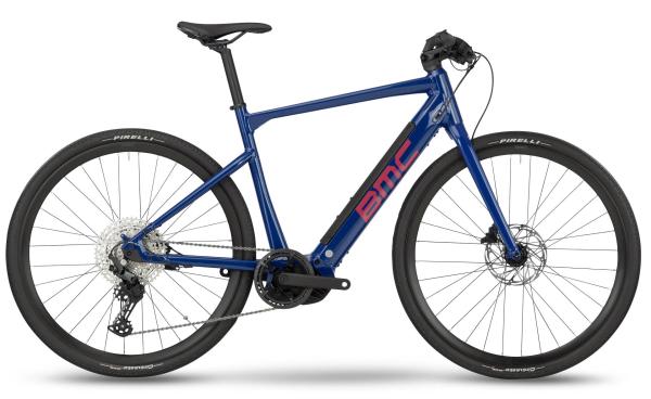 BMC Alpenchallenge AMP AL ONE Ultramarine Blue / Neon Red XL