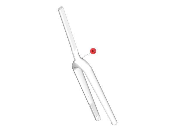BMC Flat Steerer Fork KAS01 ready to paint 47-51 BLACK One Size