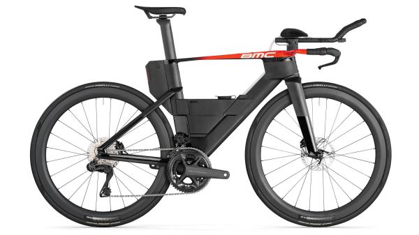 BMC Speedmachine 01 THREE Carbon / Neon Red L