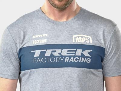 Unbekannt Jersey 100% Tech Tee Short Sleeve Medium Grey/Navy Produktbild 2