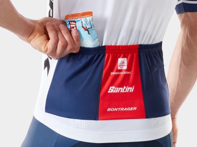 Santini Trikot Santini Trek-Segafredo Replica S White/Blue Produktbild 2