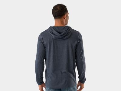 Trek Shirt Trek Bicycle Co Langarm-Hoodie L Heather Nav Produktbild 1