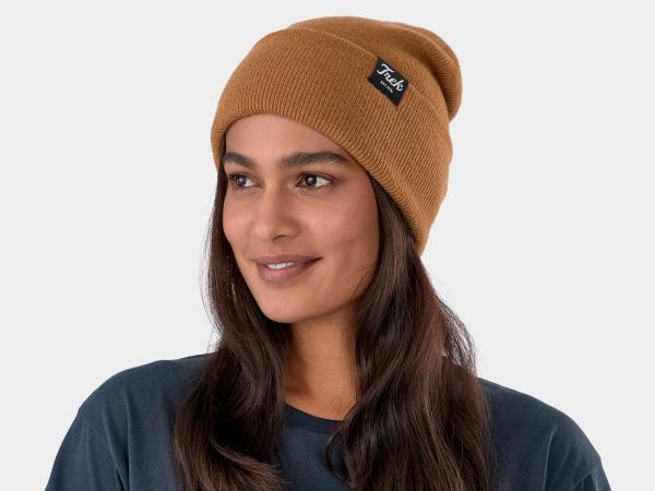 Trek Kopfbedeckung Trek Script Beanie Einheitsgr&ouml;&szlig;e Tan