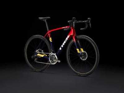 Trek Domane SLR 9 eTap 58 Metallic Red Smoke to Blue Sm Produktbild 1