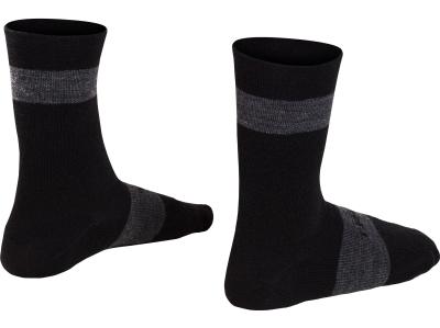 Trek Socke Trek Race Crew Merinowolle XL (45-47+) Black Produktbild 1