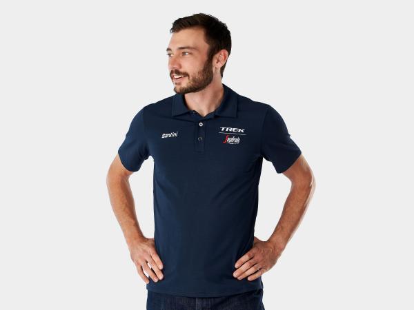 Santini Shirt Santini Trek-Segafredo Polo Men's XXL Navy