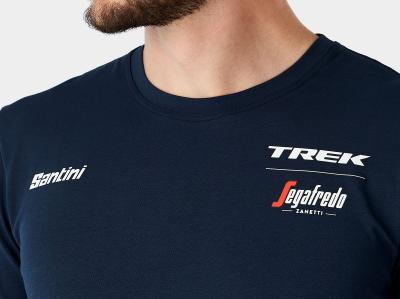 Santini Oberteil Santini Trek-Segafredo T-Shirt XS Dark Bl Produktbild 2