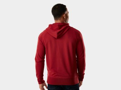Trek Oberteil Trek Fun Badge Full Zip Hoodie S Dark Red Produktbild 1
