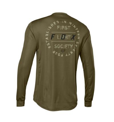 Fox Racing Jersey Fox Racing Ranger LS Font Medium Olive Gree Produktbild 1