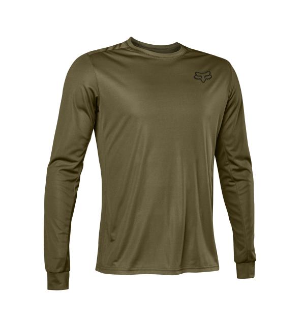 Fox Racing Jersey Fox Racing Ranger LS Font X-Large Olive Gre