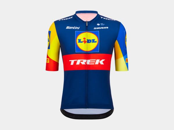 Santini Trikot Santini Trek Replica S Blue/Yellow