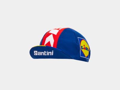Santini Kopfbedeckung Santini Trek Team Fahrradkappe EG Bl Produktbild 1