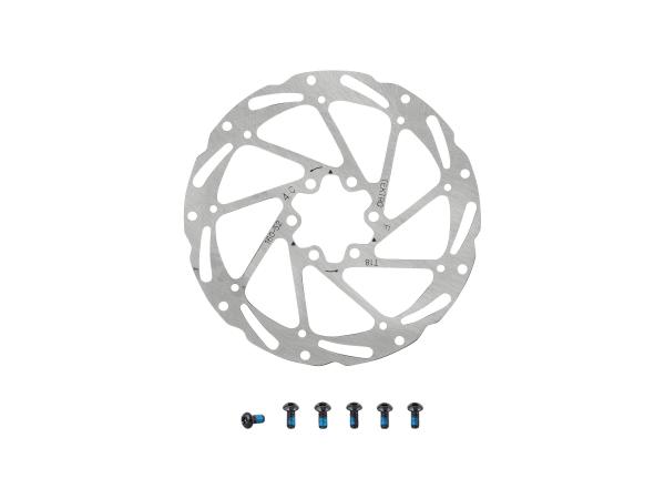Tektro Rotor Tektro TR160-52 160mm 6-Bolt Silver