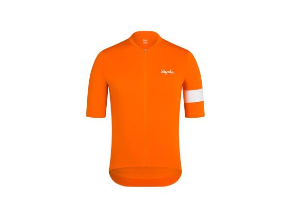 Rapha Trikot Rapha 25 Core XXL Bright Orange/White