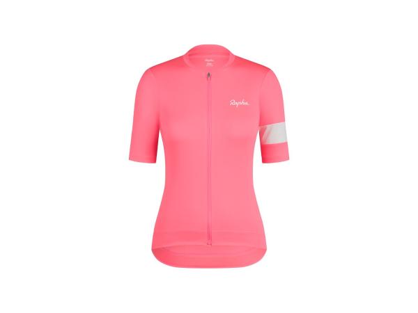 Rapha Trikot Rapha 25 Core Women S Visibility Pink/White