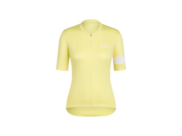 Rapha Trikot Rapha 25 Core Women XS Canary Yellow/White