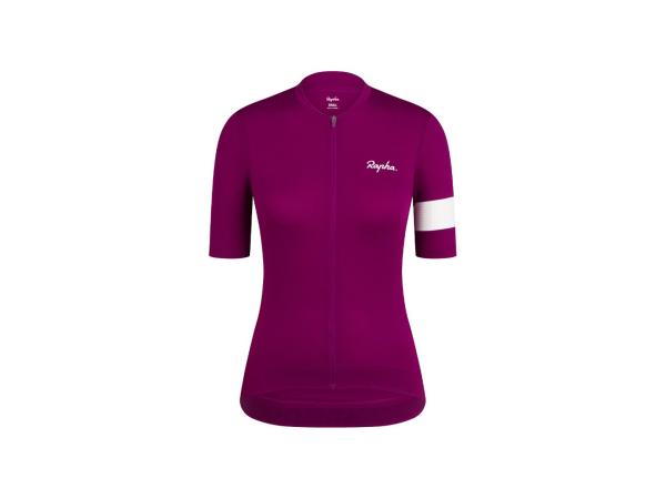 Rapha Trikot Rapha 25 Core Lightweight Women XS Mauve/Wh
