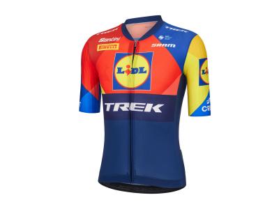 Santini Trikot Santini Trek Team XXL Blue/Yellow Produktbild 2